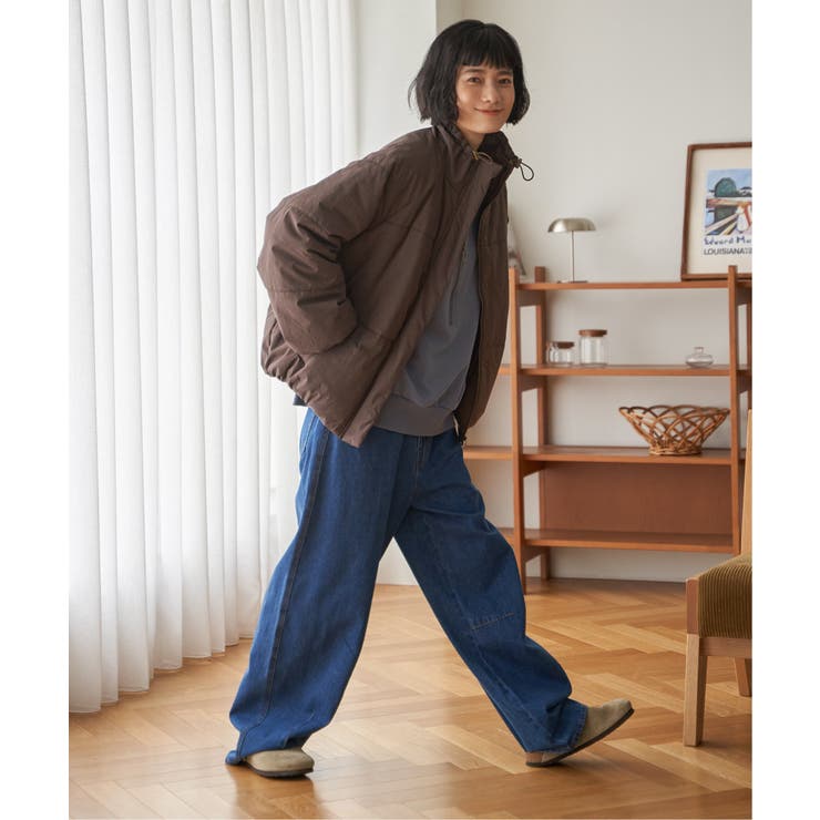 スタンドネックワッシャーナカワタブルゾン | Lbc with Life | 詳細画像6 