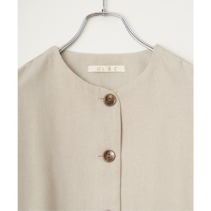 エクリュ ノーカラーブルゾン | Lbc with Life | 詳細画像20 