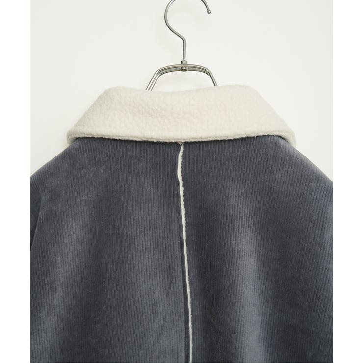 ボアコーデュロイリバーシブル襟付きジャケット | Lbc with Life | 詳細画像34 