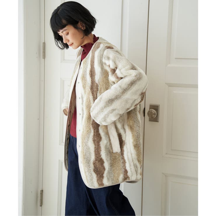 リバーシブルファーキルトコート | Lbc with Life | 詳細画像3 