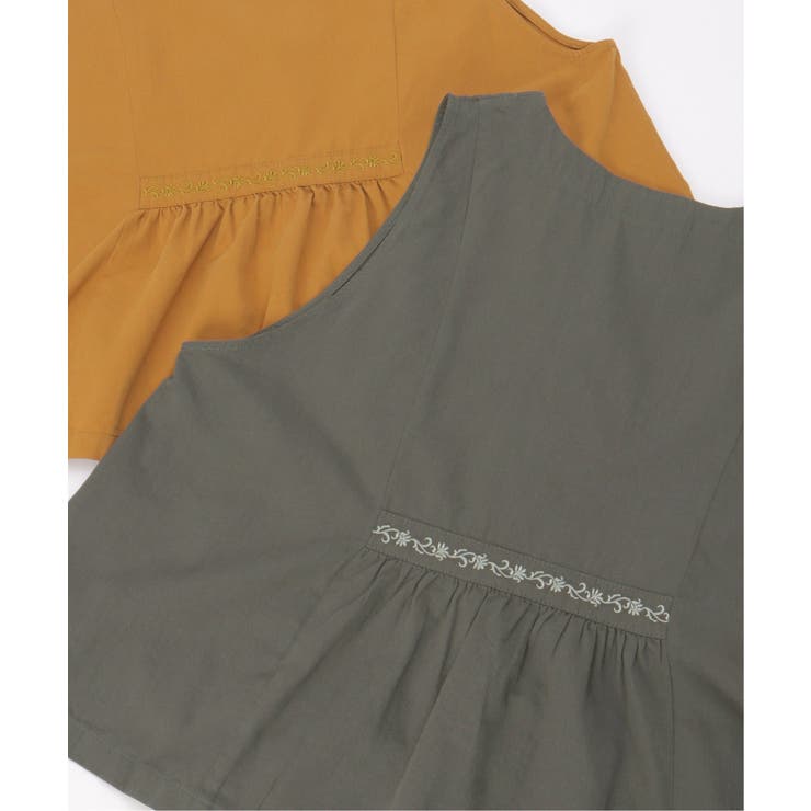 エクリュ パッカリング深Vベスト | Lbc with Life | 詳細画像29 