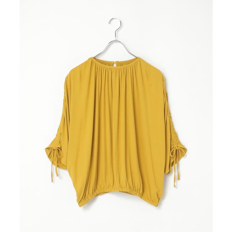 リボンシャーリングギャザープルオーバー | Lbc with Life | 詳細画像4 