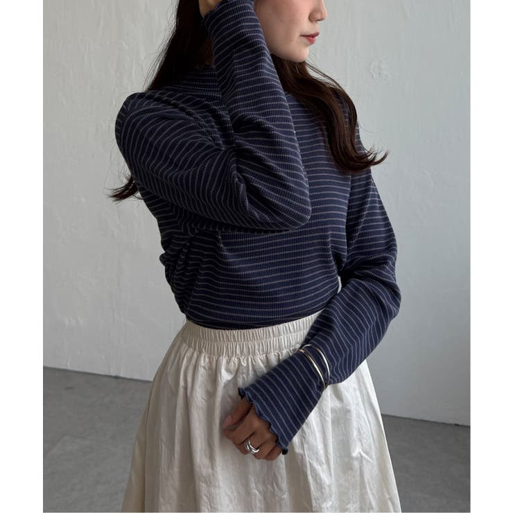 ミニワッフルタートルボーダーロンT | Lbc with Life | 詳細画像1 