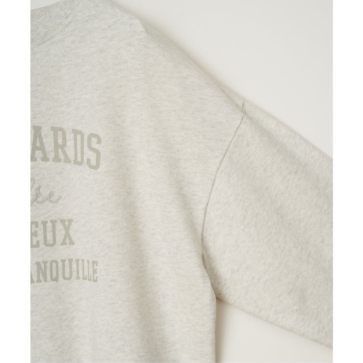 【インフルエンサー着用】チェーンステッチ刺繍ロゴ裏毛プルオーバー | Lbc with Life | 詳細画像34 