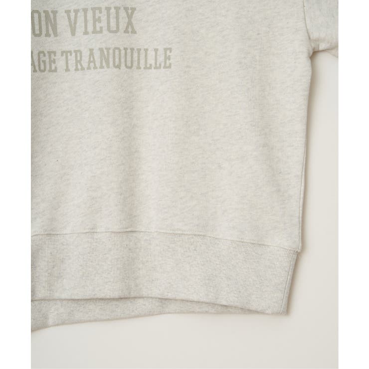 【インフルエンサー着用】チェーンステッチ刺繍ロゴ裏毛プルオーバー | Lbc with Life | 詳細画像36 