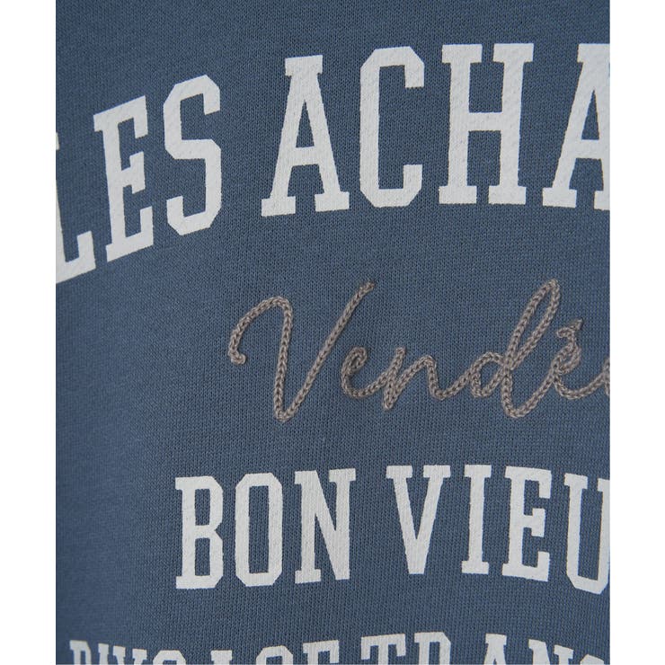 【インフルエンサー着用】チェーンステッチ刺繍ロゴ裏毛プルオーバー | Lbc with Life | 詳細画像39 