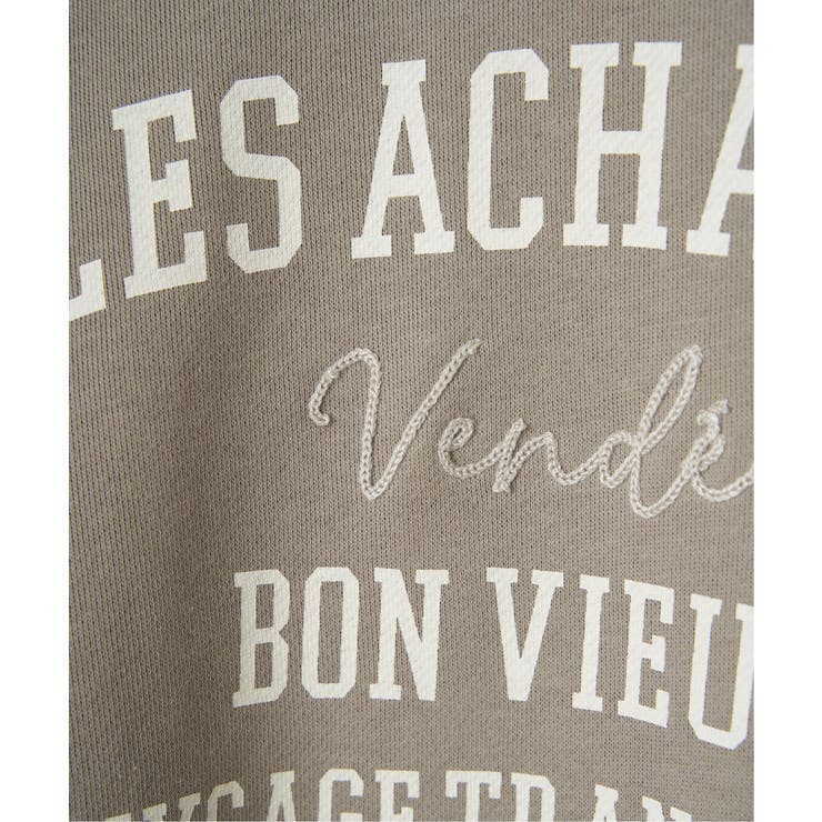 【インフルエンサー着用】チェーンステッチ刺繍ロゴ裏毛プルオーバー | Lbc with Life | 詳細画像40 