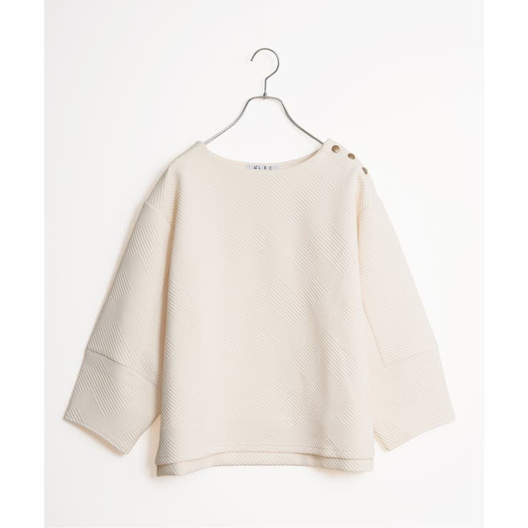 幾何学ジャカード袖パフプルオーバー | Lbc with Life | 詳細画像19 