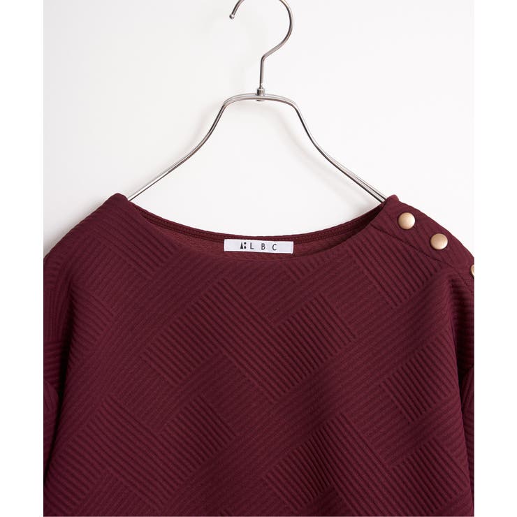 幾何学ジャカード袖パフプルオーバー | Lbc with Life | 詳細画像25 