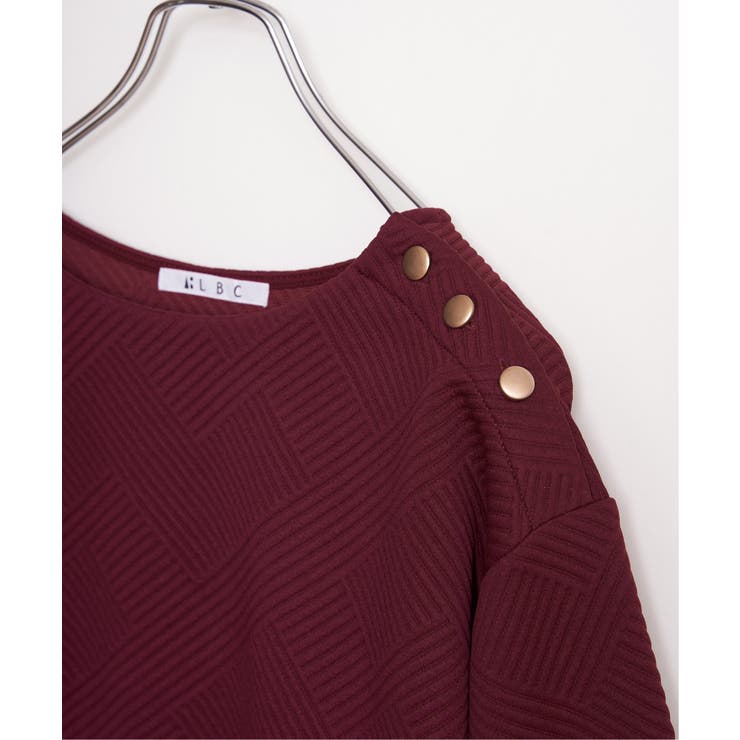 幾何学ジャカード袖パフプルオーバー | Lbc with Life | 詳細画像26 