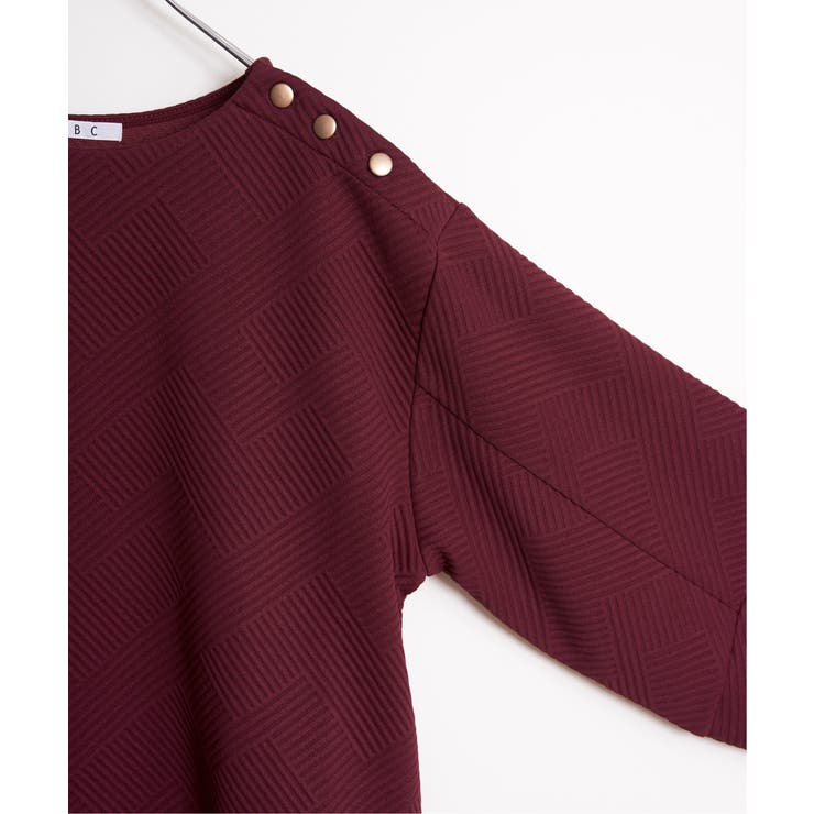 幾何学ジャカード袖パフプルオーバー | Lbc with Life | 詳細画像27 