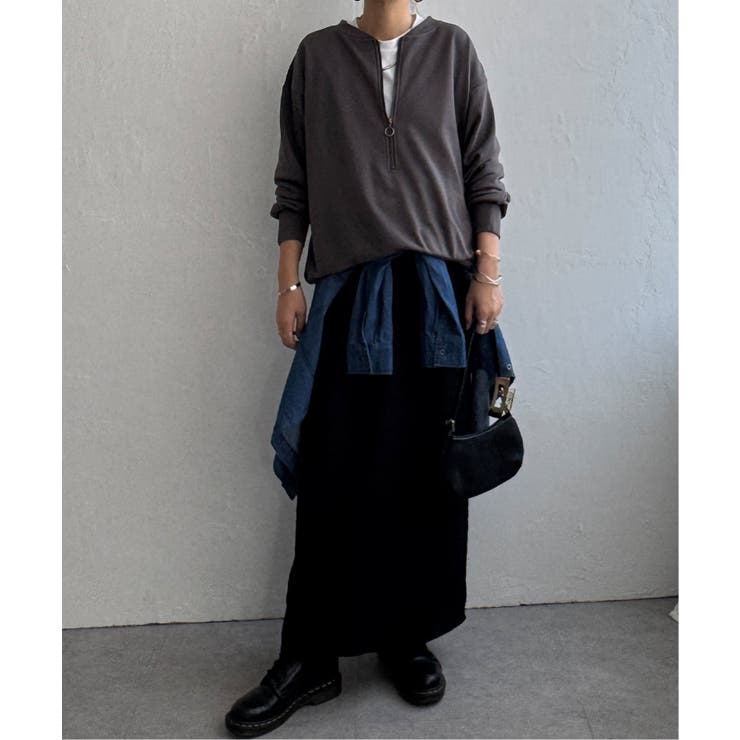 ハーフジップ裏毛プルオーバー | Lbc with Life | 詳細画像14 