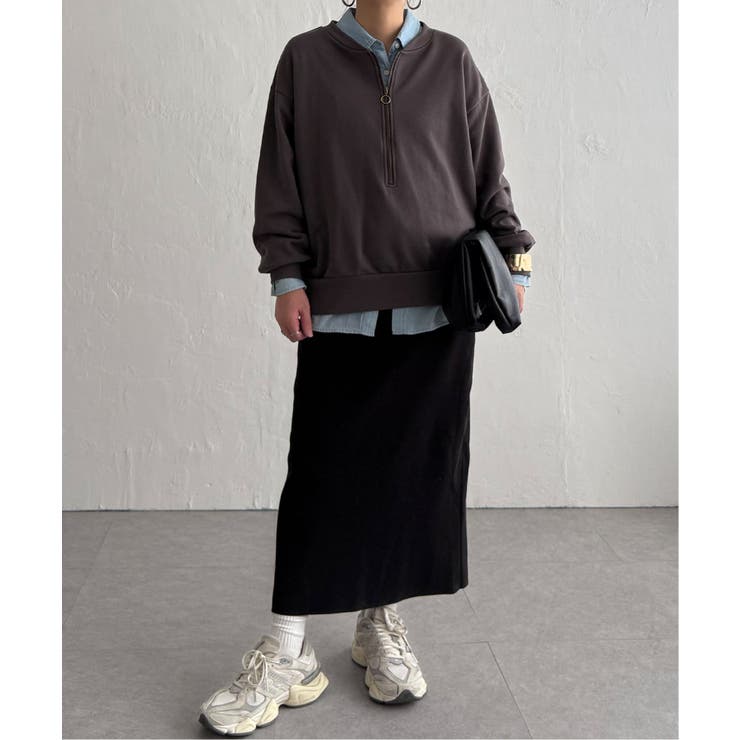 ハーフジップ裏毛プルオーバー | Lbc with Life | 詳細画像16 