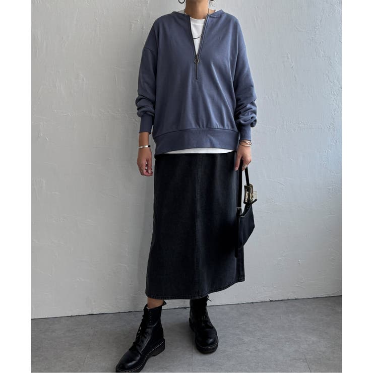 ハーフジップ裏毛プルオーバー | Lbc with Life | 詳細画像3 