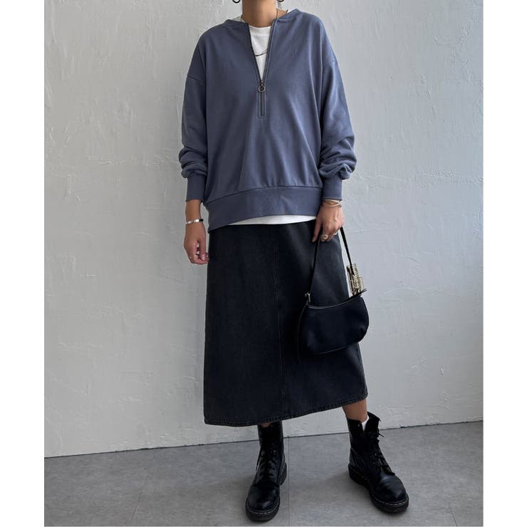 ハーフジップ裏毛プルオーバー | Lbc with Life | 詳細画像4 