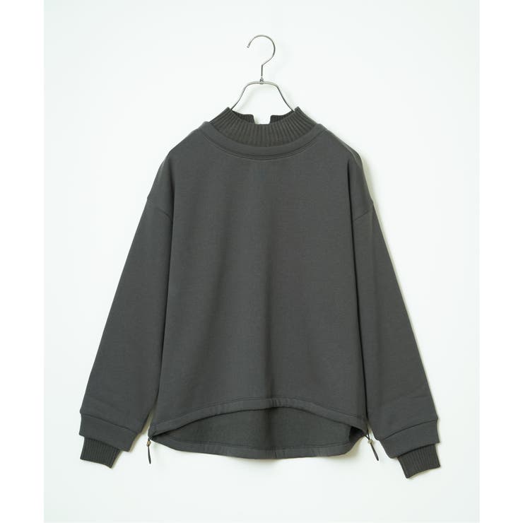 裏起毛ドロストニット切り替えプルオーバー | Lbc with Life | 詳細画像9 