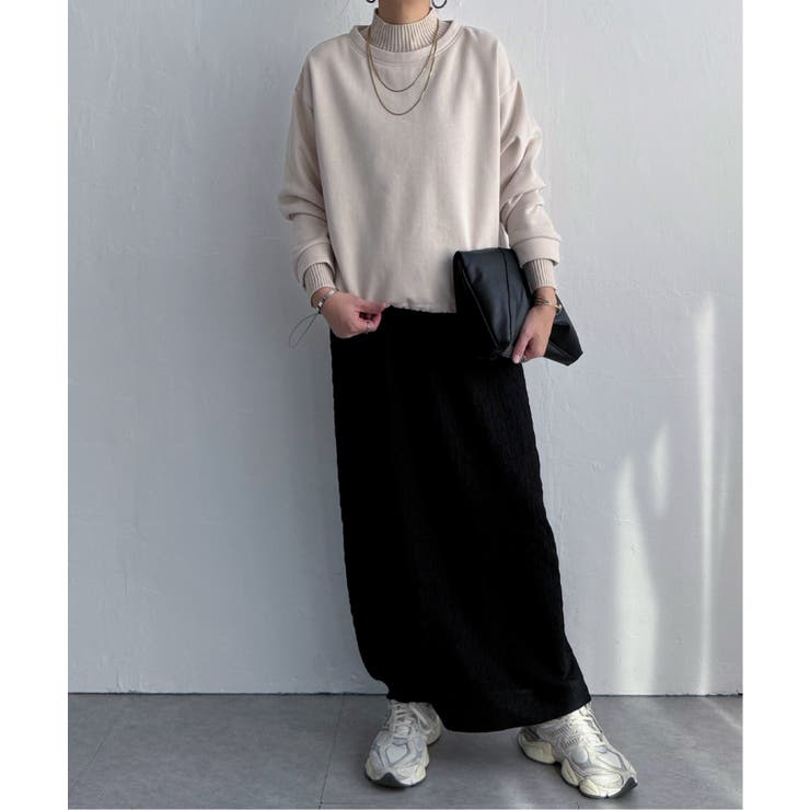 裏起毛ドロストニット切り替えプルオーバー | Lbc with Life | 詳細画像2 