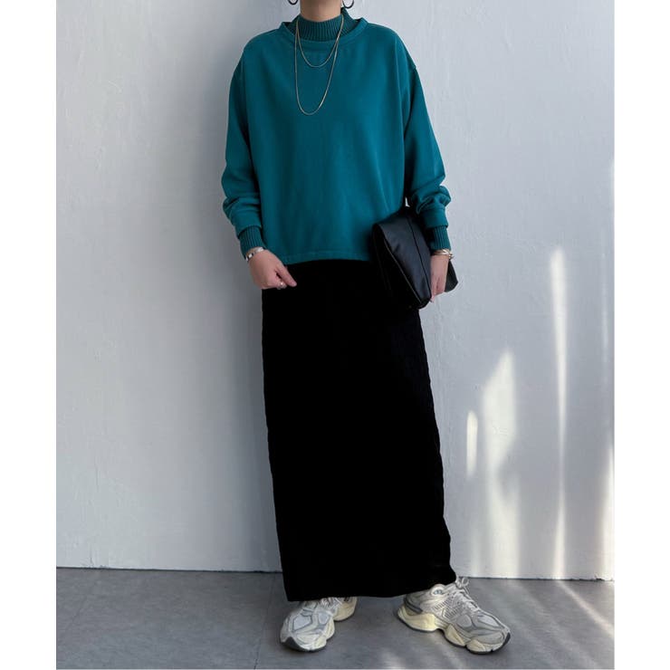 裏起毛ドロストニット切り替えプルオーバー | Lbc with Life | 詳細画像6 