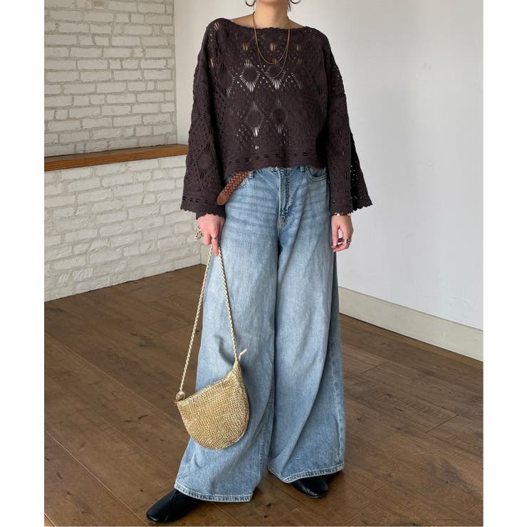 モチーフレース2WAYカーデプルオーバー | Lbc with Life | 詳細画像9 