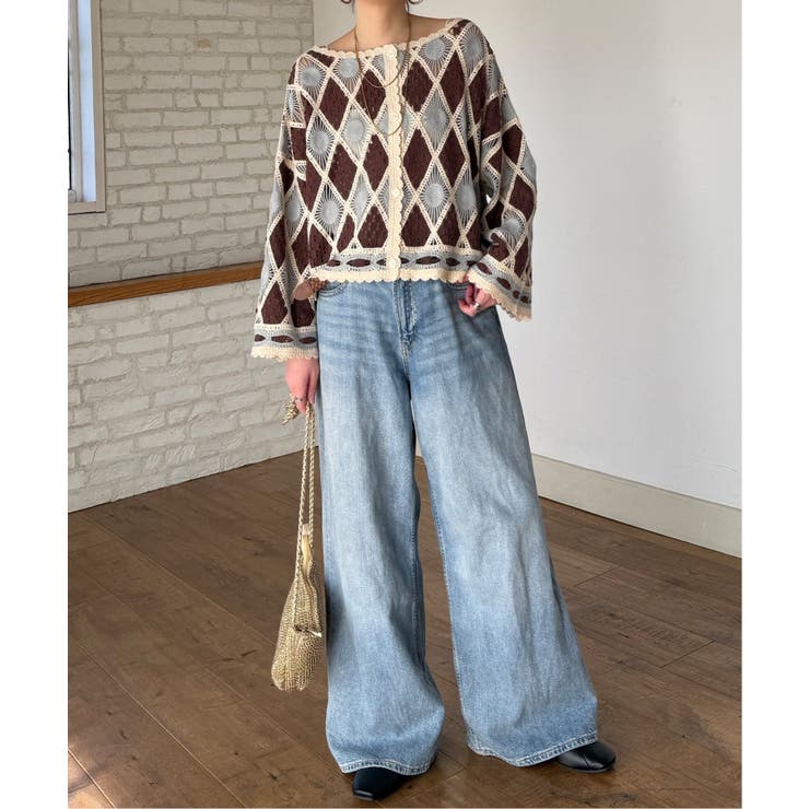 モチーフレース2WAYカーデプルオーバー | Lbc with Life | 詳細画像18 