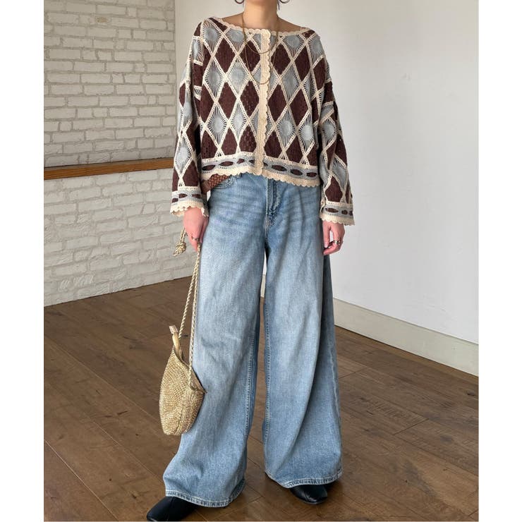 モチーフレース2WAYカーデプルオーバー | Lbc with Life | 詳細画像20 