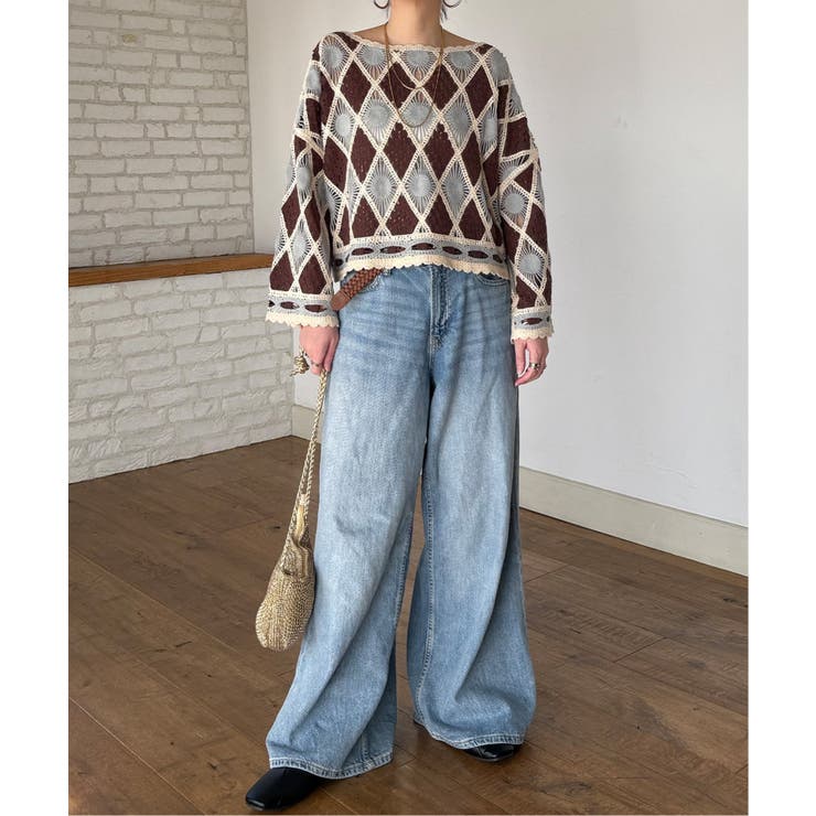 モチーフレース2WAYカーデプルオーバー | Lbc with Life | 詳細画像21 