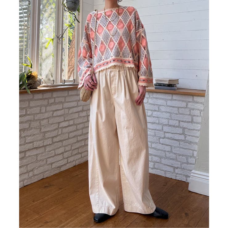 モチーフレース2WAYカーデプルオーバー | Lbc with Life | 詳細画像25 