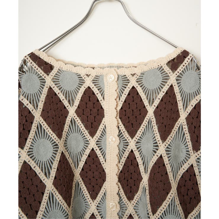 モチーフレース2WAYカーデプルオーバー | Lbc with Life | 詳細画像32 