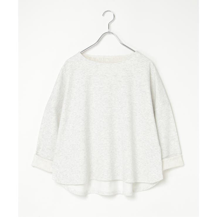 オフホワイト | レース切り替えプルオーバー | Lbc with Life