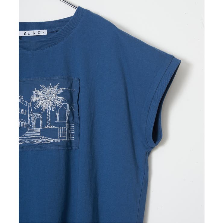 冷感フレンチスリーブ刺繍Tシャツ | Lbc with Life | 詳細画像12 