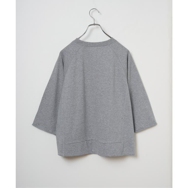 ミニ裏毛切り替え七分袖プルオーバー | Lbc with Life | 詳細画像25 