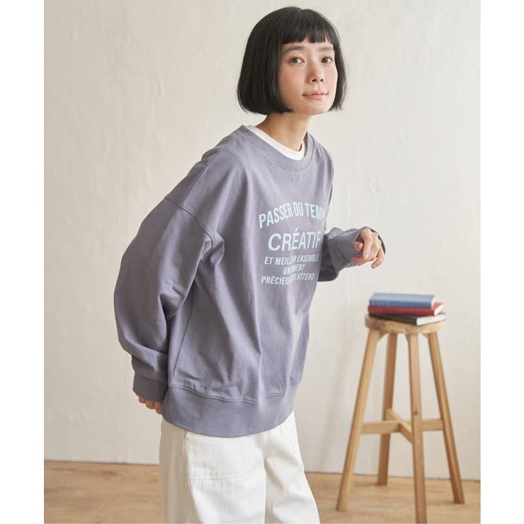 コットンロゴトレーナーTEE | Lbc with Life | 詳細画像1 