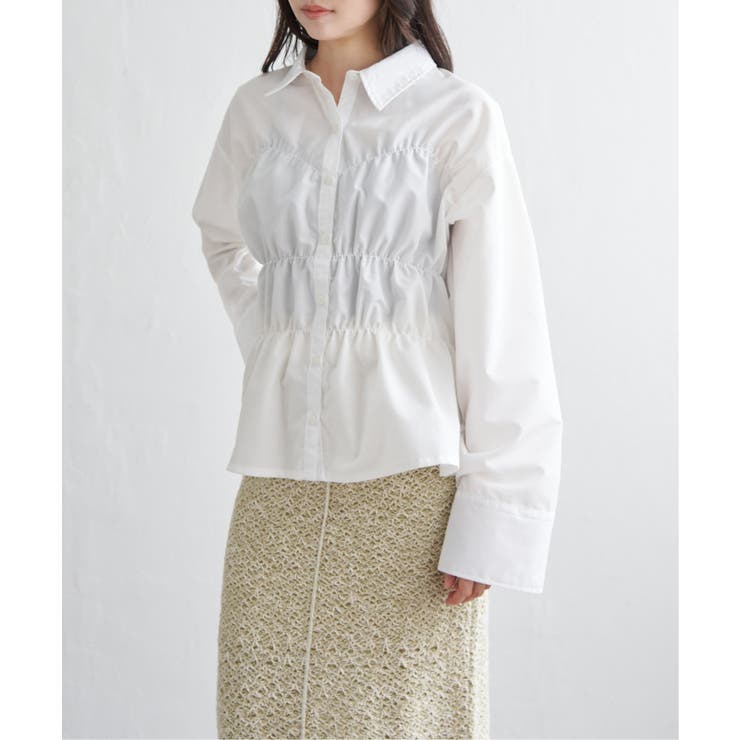 ピンク | ブロードシャーリングシャツ | VENCE share style【WOMEN】