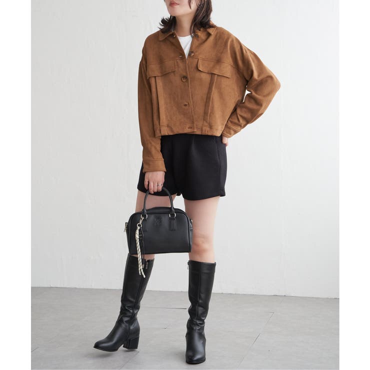 カットスェードオーバーシャツ | VENCE share style【WOMEN】 | 詳細画像7 