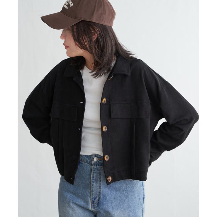 カットスェードオーバーシャツ | VENCE share style【WOMEN】 | 詳細画像9 