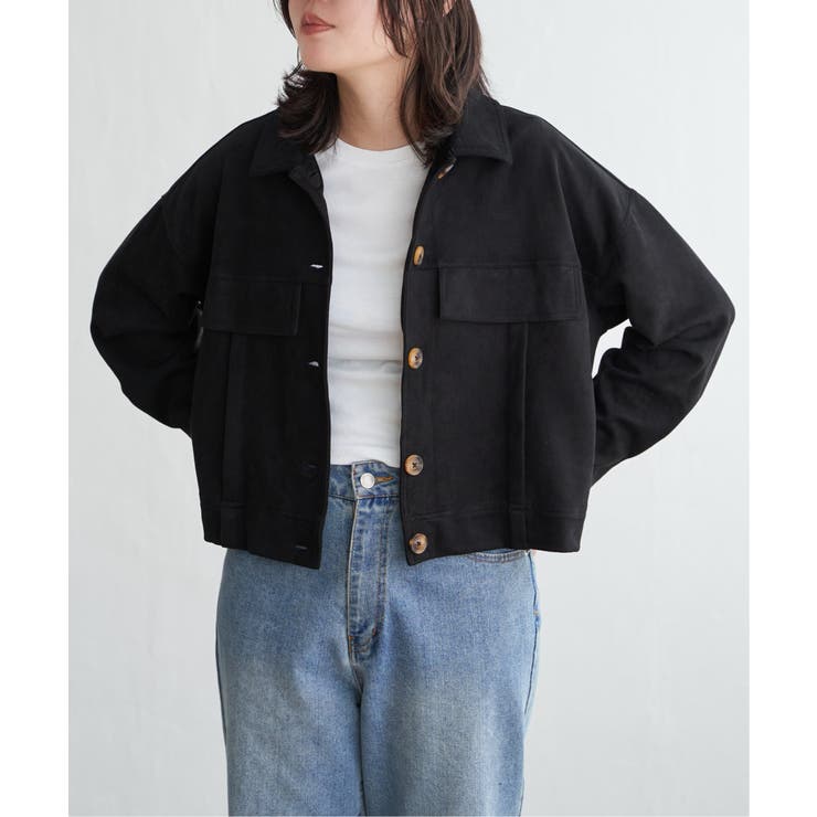 カットスェードオーバーシャツ | VENCE share style【WOMEN】 | 詳細画像10 