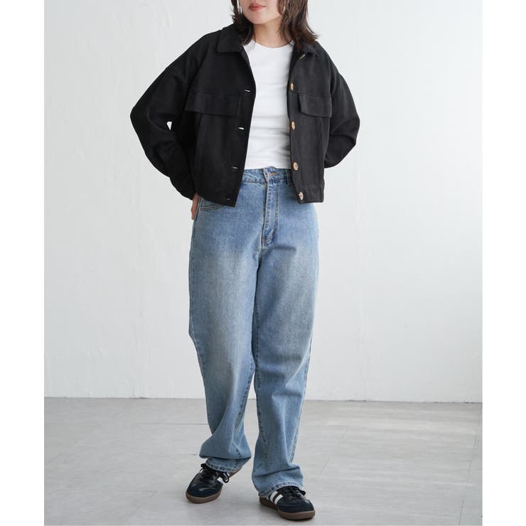 カットスェードオーバーシャツ | VENCE share style【WOMEN】 | 詳細画像14 