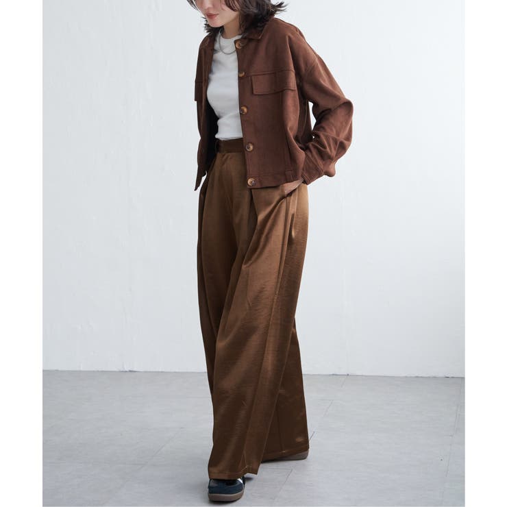 カットスェードオーバーシャツ | VENCE share style【WOMEN】 | 詳細画像20 