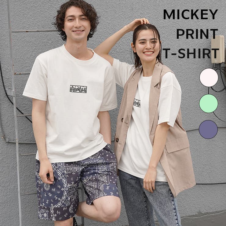 ミッキーアイコンプリントｔシャツ 品番 Ikaw Vence Share Style Women ヴァンスシェアスタイル のレディースファッション通販 Shoplist ショップリスト