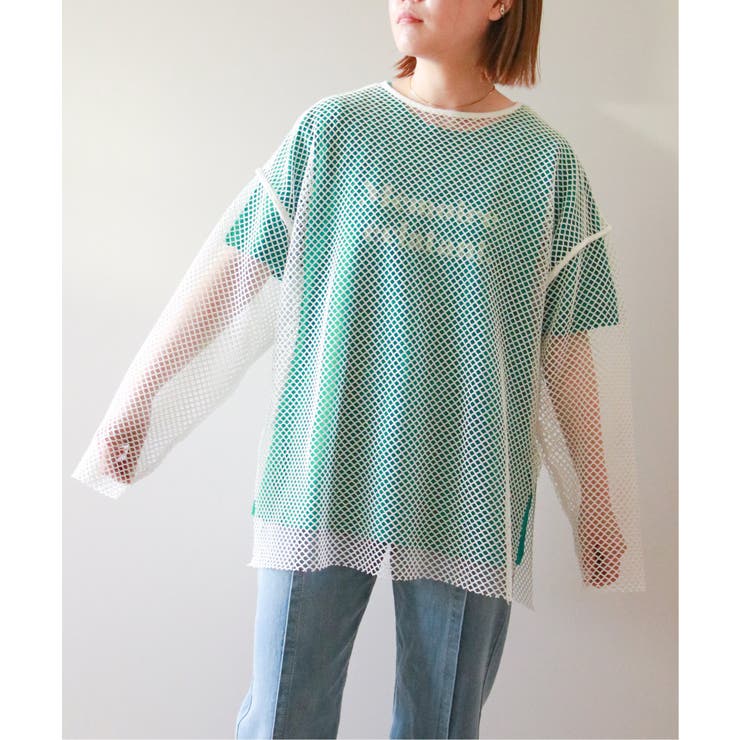 メッシュパネル★アウトドアにも【Denim Tears】プルオーバー カットメッシュプルオーバー[品番：IKAW0016670]｜VENCE share