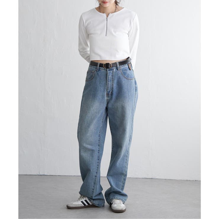 テレコハーフジップクロップドプルオーバー | VENCE share style【WOMEN】 | 詳細画像15 