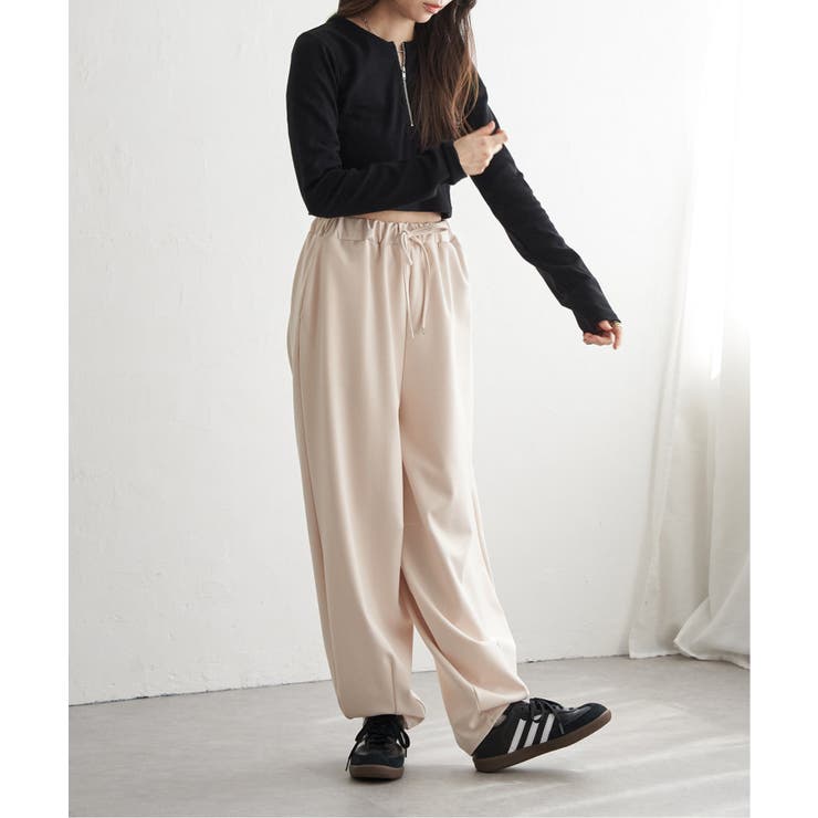 テレコハーフジップクロップドプルオーバー | VENCE share style【WOMEN】 | 詳細画像24 