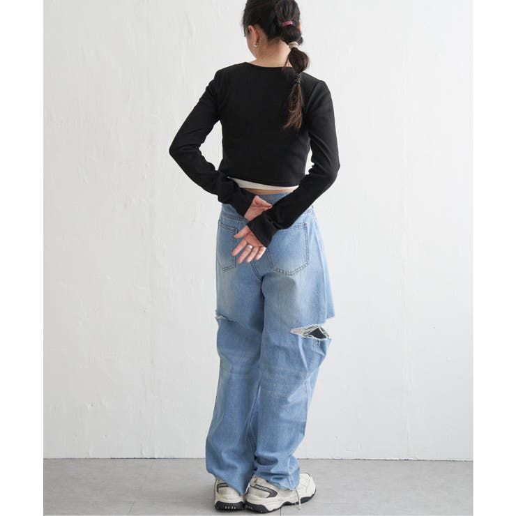 テレコハーフジップクロップドプルオーバー | VENCE share style【WOMEN】 | 詳細画像26 