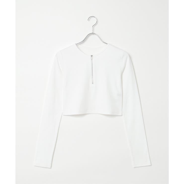 テレコハーフジップクロップドプルオーバー | VENCE share style【WOMEN】 | 詳細画像28 