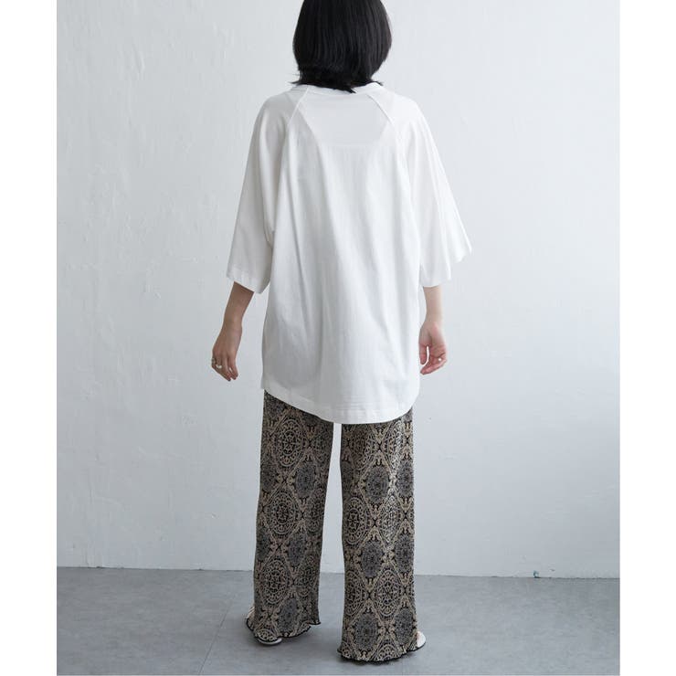 カレッジ配色ラグランT | VENCE share style【WOMEN】 | 詳細画像13 