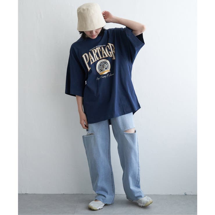 カレッジ配色ラグランT | VENCE share style【WOMEN】 | 詳細画像14 