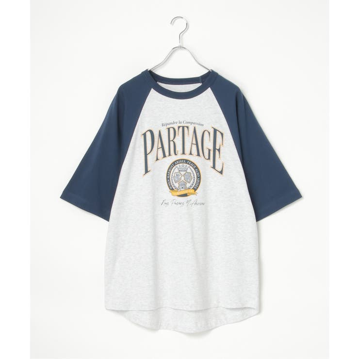 カレッジ配色ラグランT | VENCE share style【WOMEN】 | 詳細画像23 