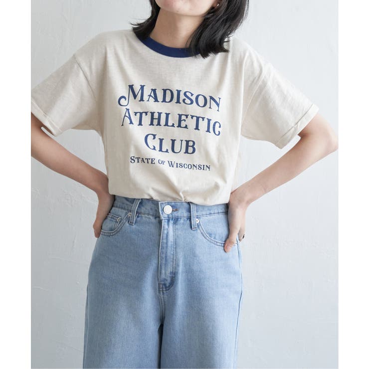 アイボリー | MADISONリンガーT | VENCE share style【WOMEN】
