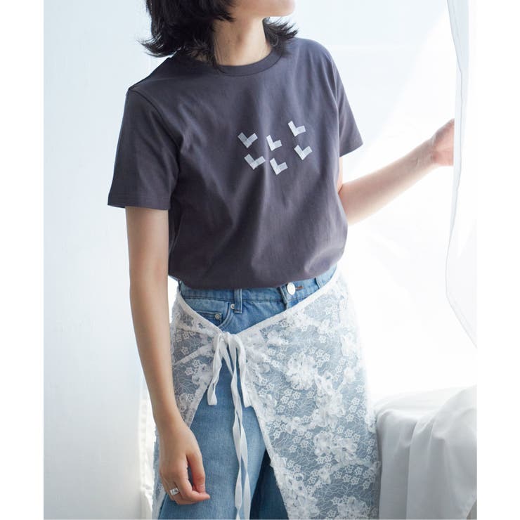オーガンジーハートTシャツ | VENCE share style【WOMEN】 | 詳細画像7 