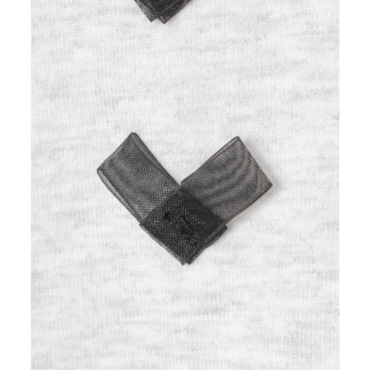 オーガンジーハートTシャツ | VENCE share style【WOMEN】 | 詳細画像23 